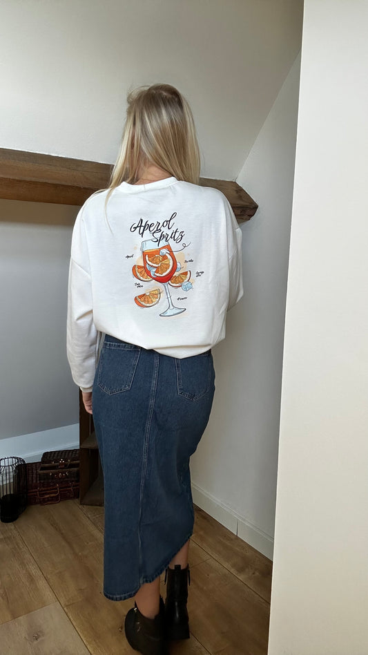 Sweater “Aperol” Wit